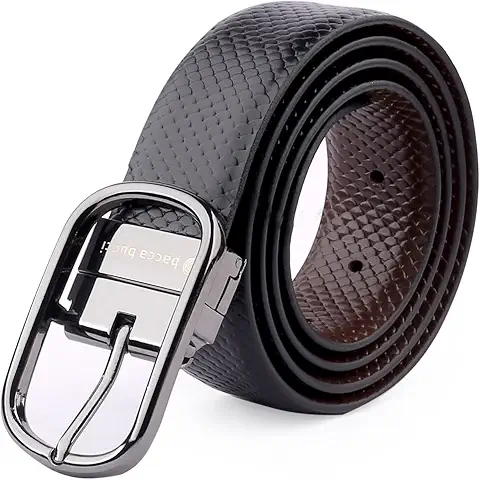 Python Grain Oval Reversible Belt