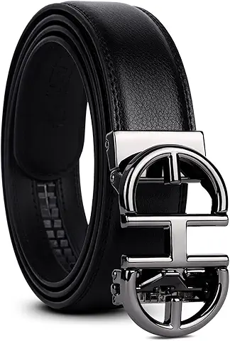 Monogram Lock Noir Ratchet Belt