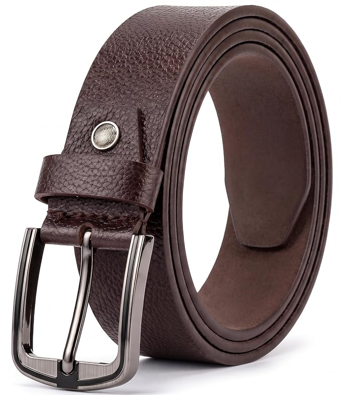 Walnut Grain Classic Pin Belt