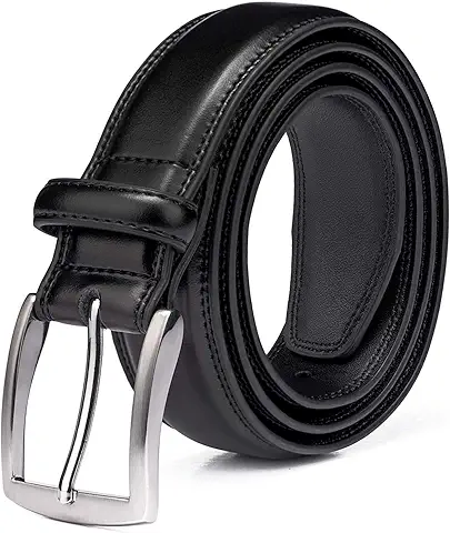 Classic Stitch Black Pin Belt