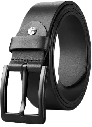 Everyday Black Pin Buckle Belt