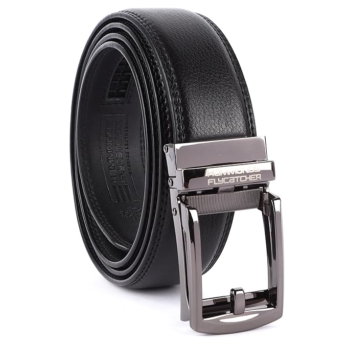 Graphite Frame Black Ratchet Belt