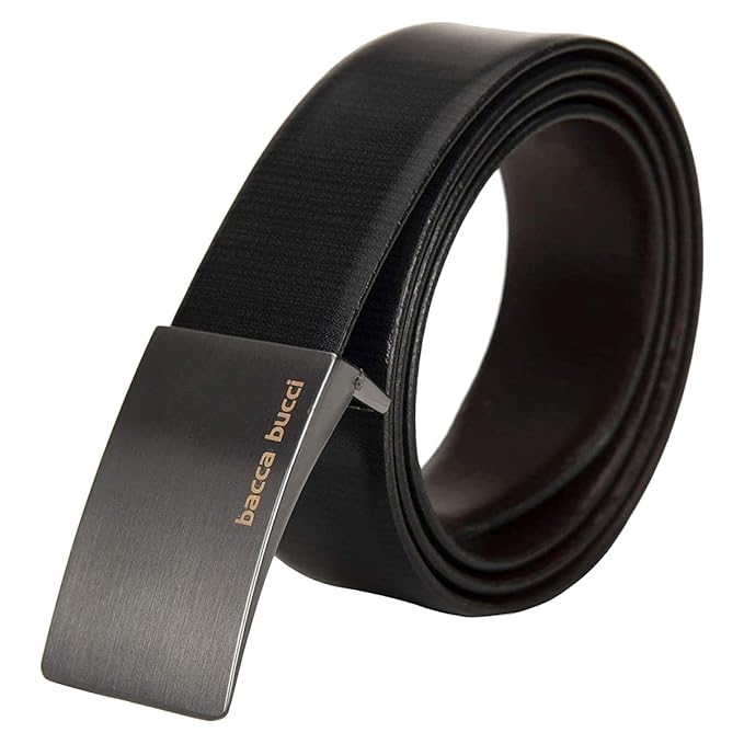 Gunmetal Plate Noir Belt