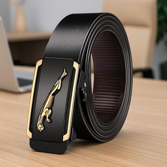 Gilded Panther Auto-Lock Belt